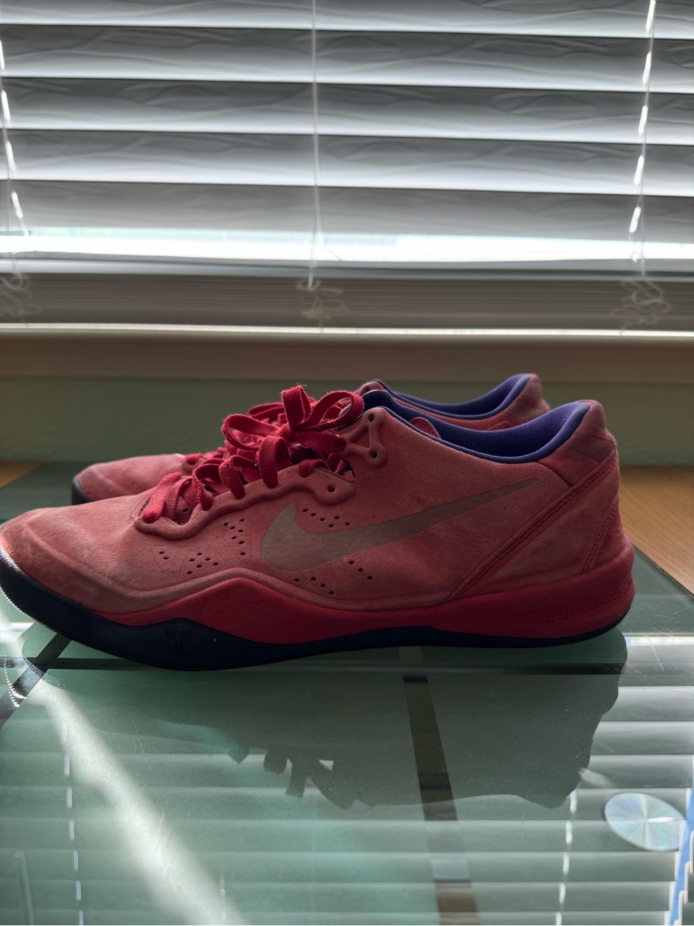 Nike Kids Pink and Purple Low-Top Sneakers